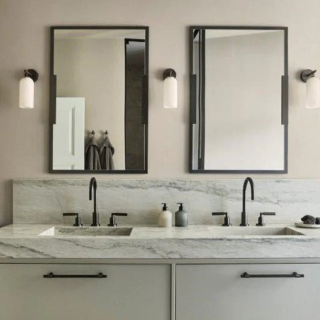 Alabaster Pillar Wall Sconce