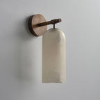 Alabaster Pillar Wall Sconce