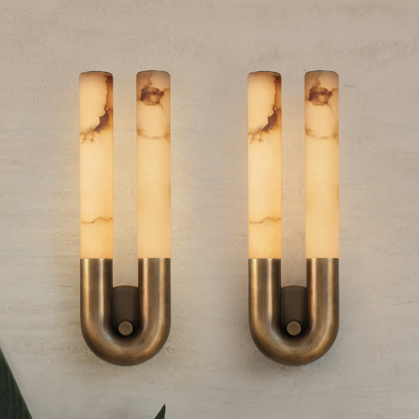 Arch Alabaster Sconce