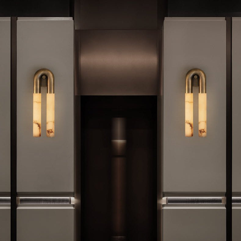 Arch Alabaster Sconce