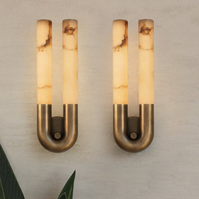 Arch Alabaster Sconce