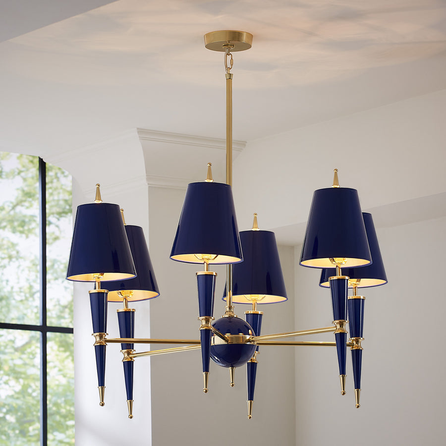 Opaque Multi-Shades Chandelier