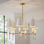 Opaque Multi-Shades Chandelier