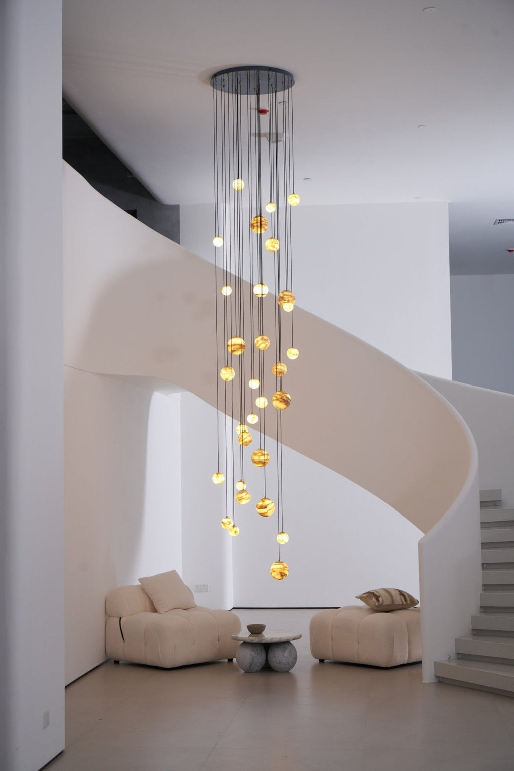 Sultana Alabaster Cluster Chandelier