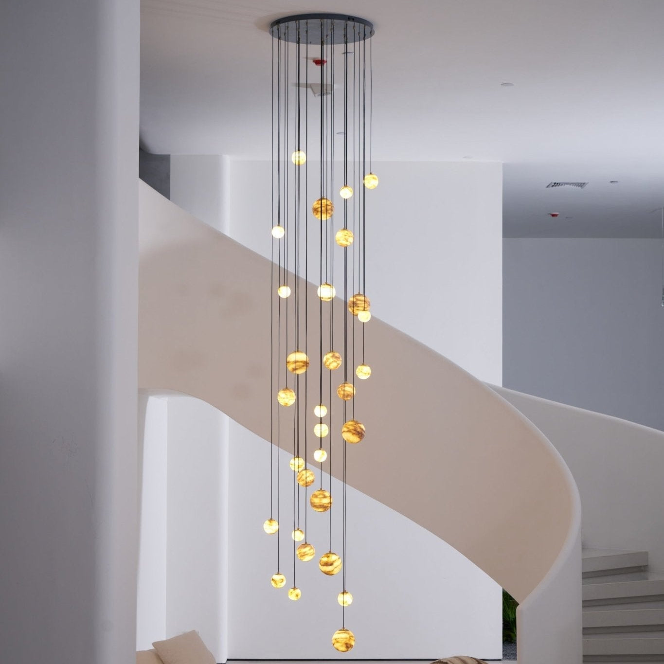 Sultana Alabaster Cluster Chandelier