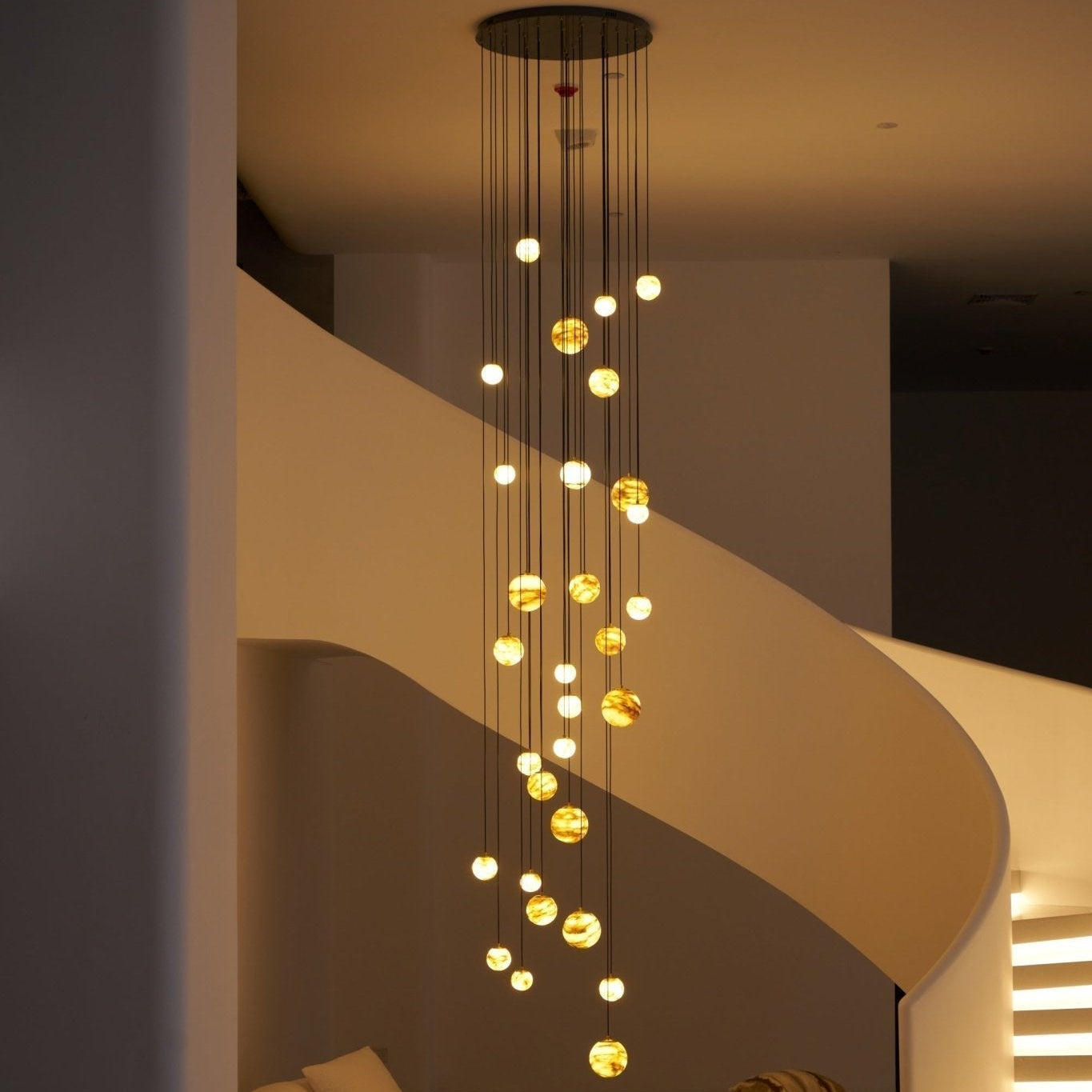 Sultana Alabaster Cluster Chandelier