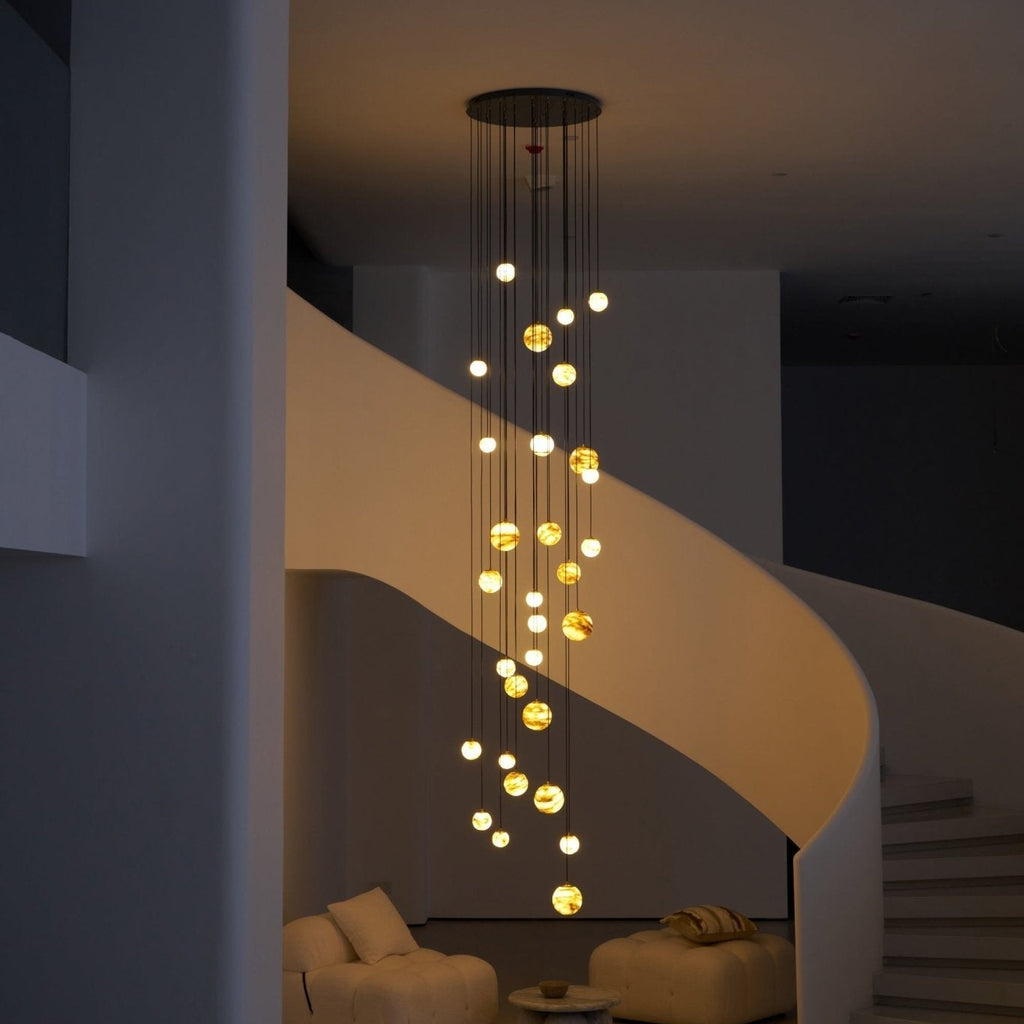 Sultana Alabaster Cluster Chandelier