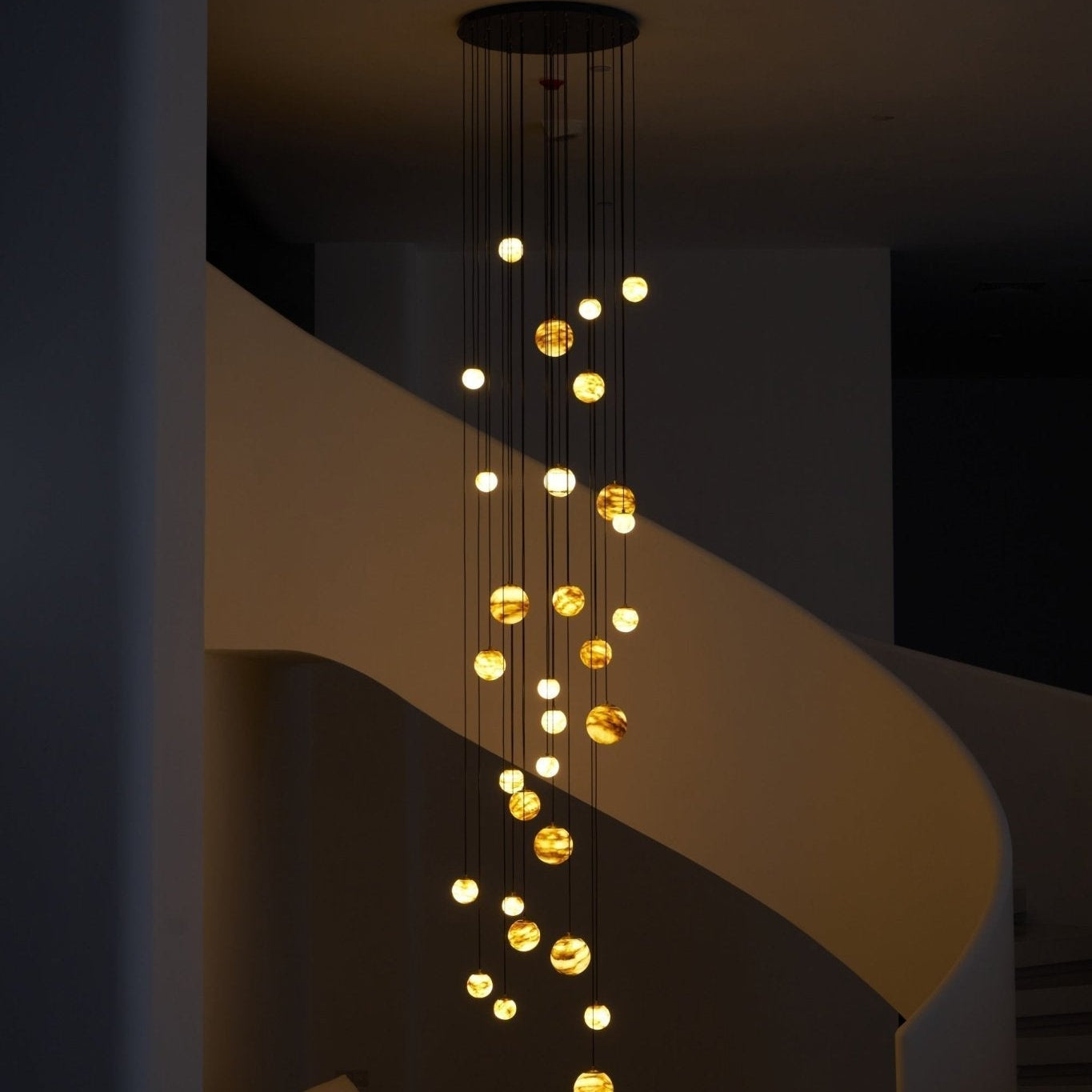 Sultana Alabaster Cluster Chandelier