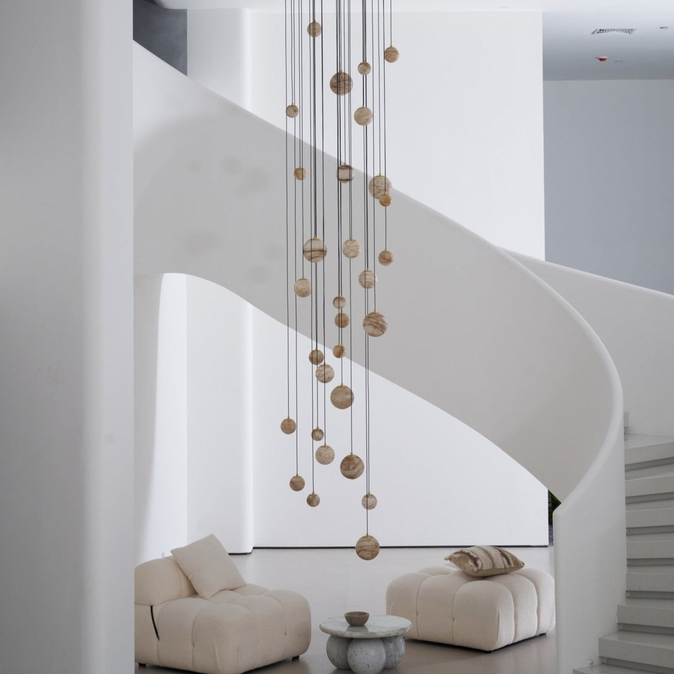 Sultana Alabaster Cluster Chandelier