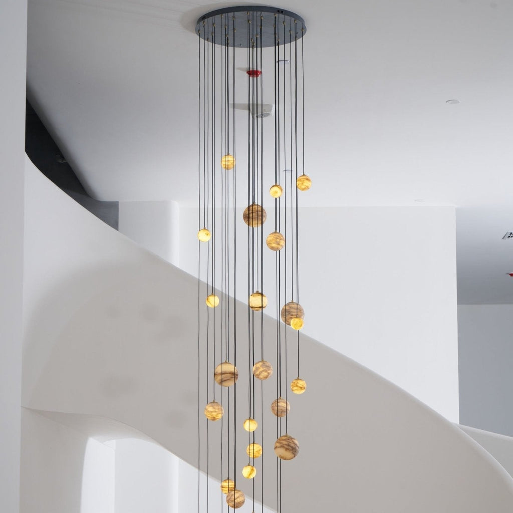 Sultana Alabaster Cluster Chandelier