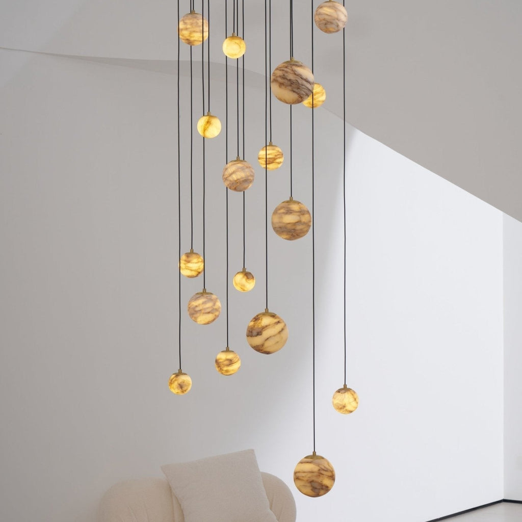 Sultana Alabaster Cluster Chandelier