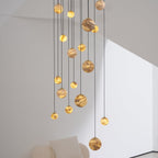 Sultana Alabaster Cluster Chandelier