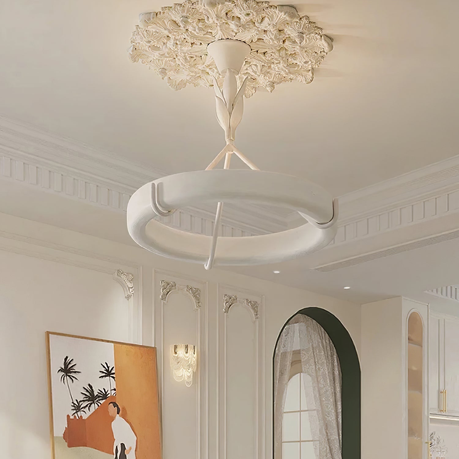 Tinsley Plaster Chandelier