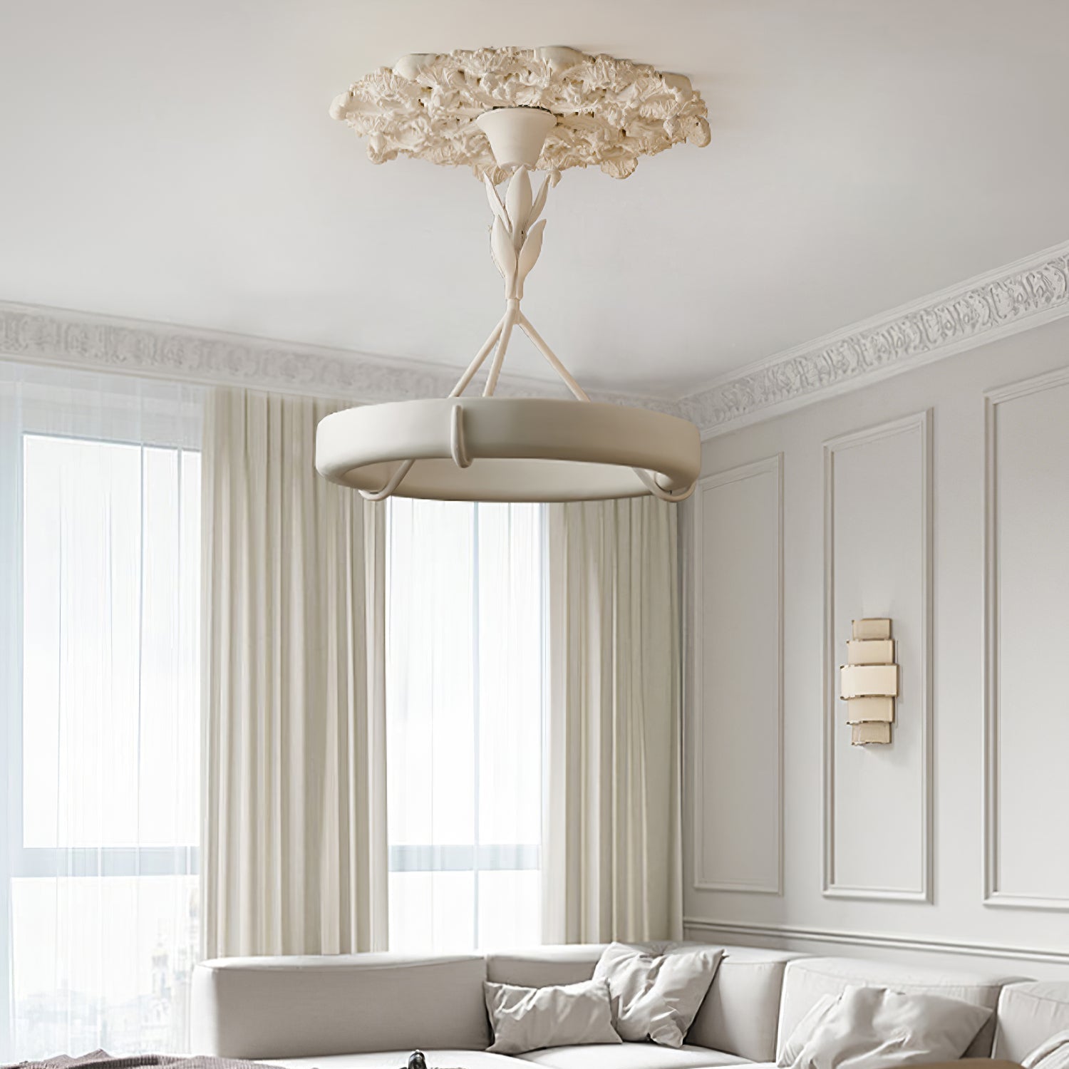 Tinsley Plaster Chandelier