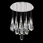 Hibiscus LED Crystal Multi Chandelier