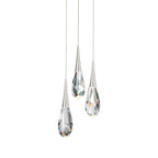 Hibiscus LED Crystal Multi Chandelier
