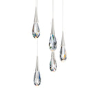 Hibiscus LED Crystal Multi Chandelier
