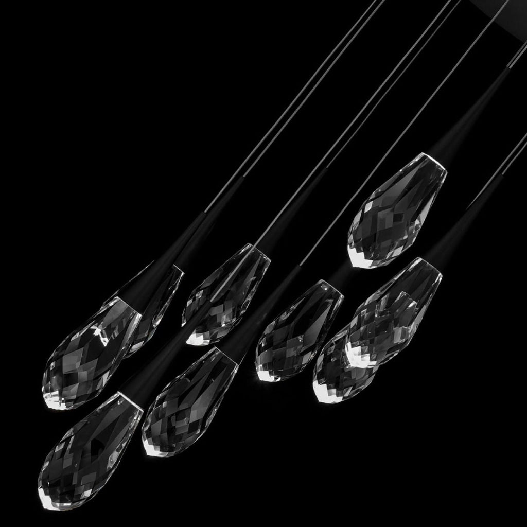 Hibiscus LED Crystal Multi Chandelier