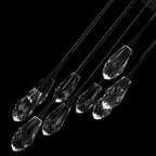 Hibiscus LED Crystal Multi Chandelier
