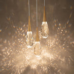 Hibiscus LED Crystal Multi Chandelier